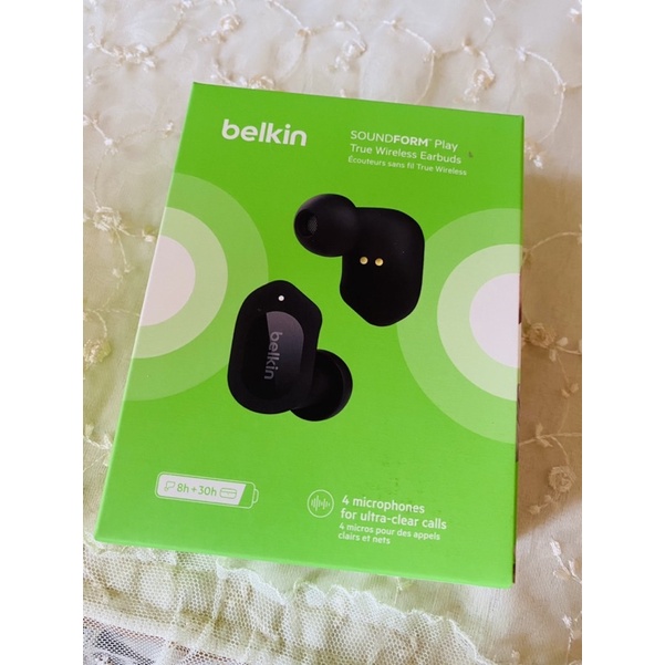 Belkin Soundform Play 黑色 無線藍牙耳機