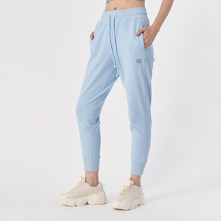 【GLADE.】Fluffy 法式毛圈修身 女運動縮口長褲 (天空藍) | Sweats Joggers 棉褲 現貨