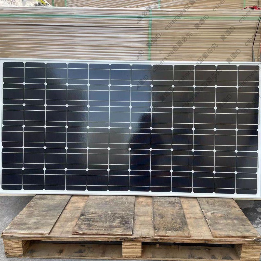 太陽能板全新單晶600W太陽能發電板家用充電24v48v蓄電池光伏發電板組件