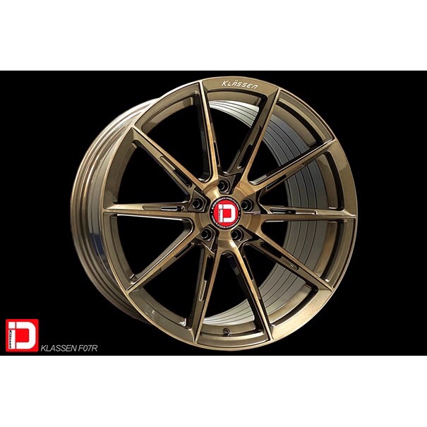 【廣明輪胎】 Klassen ID F07R 旋壓輕量化鋁圈/輪圈 18.19.20吋 古銅金 5孔108