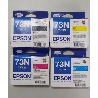 EPSON 73N 原廠黑色.紅色.黃色.藍色墨水匣