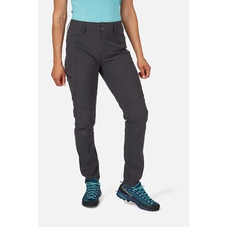 【Rab】女 Incline Light Pants彈性輕薄長褲 煤炭黑 NO.QFV06