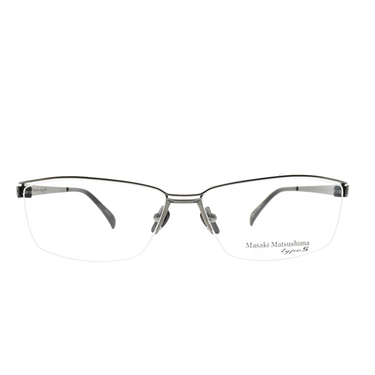 Masaki Matsushima 鈦光學眼鏡 MFT5058 C4 流線半框款 TYPE S系列 眼鏡框 -金橘眼鏡