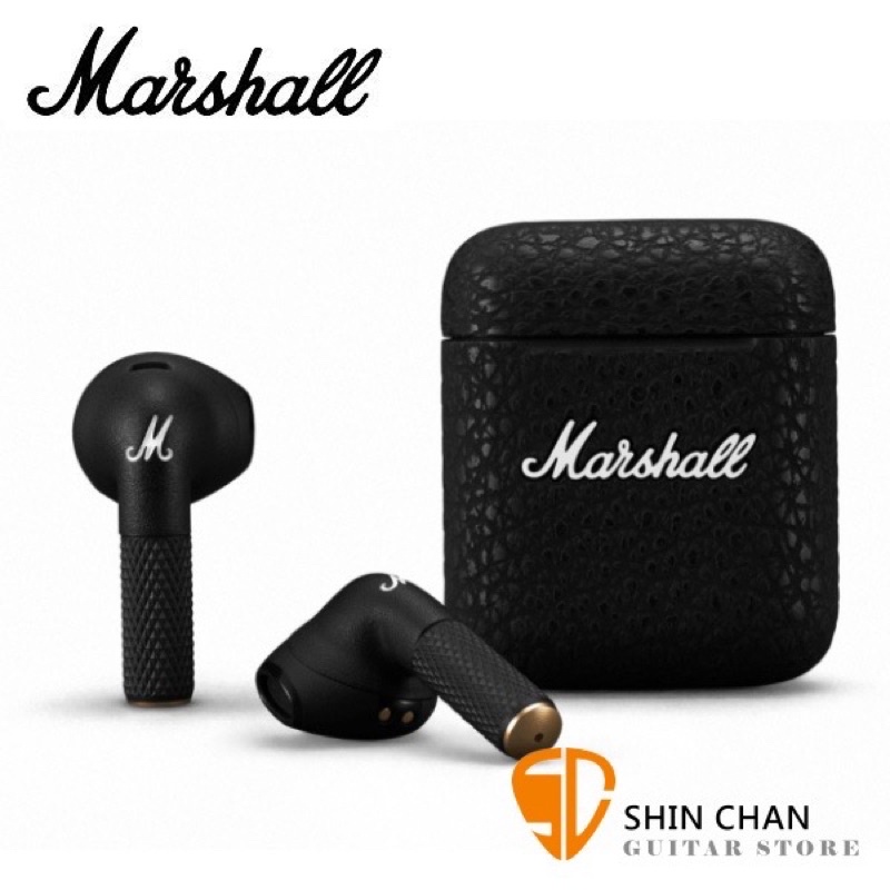 二手轉售Marshall MINOR III 真無線 藍牙耳機 耳塞式耳機 / 支援無線充電 經典黑 台灣公司貨