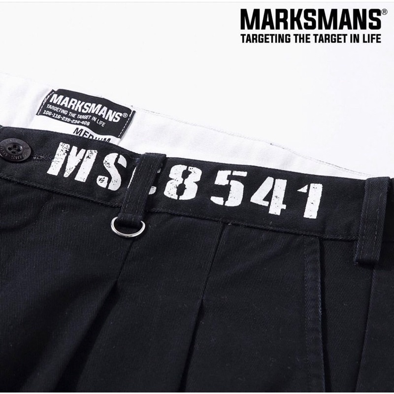 Marksmans work pants 黑 L 打折褲 工裝褲 工作褲 卡其褲 神槍手 余文樂 古著 軍裝 工裝