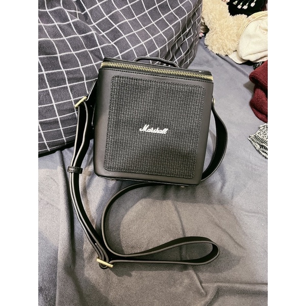 9.9成新免運（詳見描述）Marshall Downtown Speaker Handbag 音響小包 側背包 復古造型