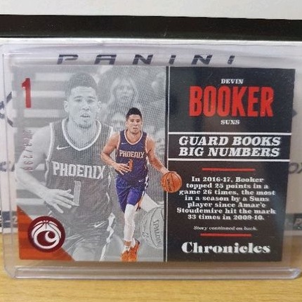 球員卡Panini Chronicles Devin Booker 限量299 273/299 nba 籃球卡
