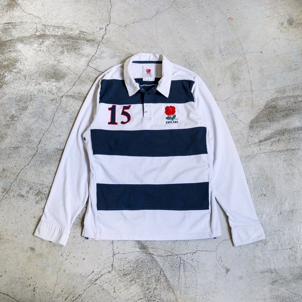 Rugby Shirt / 玫瑰黑白條紋橄欖球衫