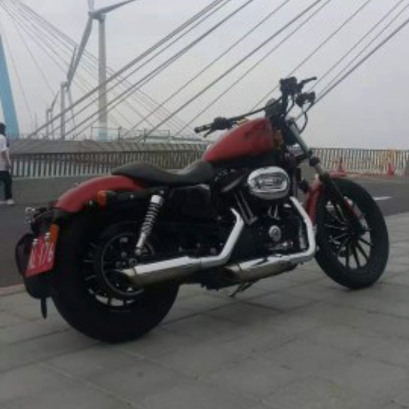 哈雷 883 48 1200 sportster 換檔  腳踏.煞車 貨架 檔桿 保桿 尾架 靠背 排氣管 加長打檔