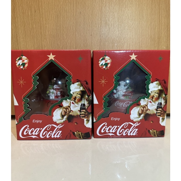 2022可口可樂聖誕水晶球 zero版、經典款（現貨）出清價1組550元