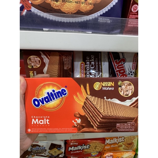 NISSIN WAFER OVALTINE