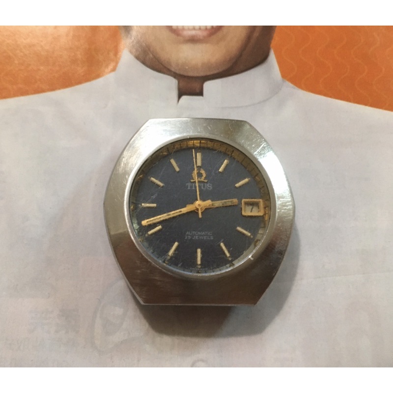 Titus 3472 古董錶 老錶 機械錶 37mm