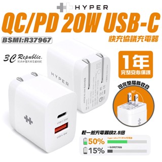 HYPER PD 20W usb 電源供應器 充電頭 充電器 iphone 11 12 13 14