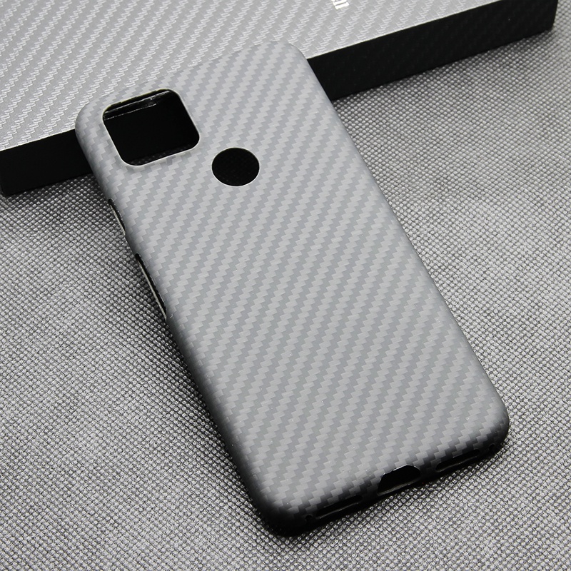 適用於 Google Pixel 5 手機殼的碳纖維手機殼 Pixel 5A 輕薄的芳綸纖維材質手機殼