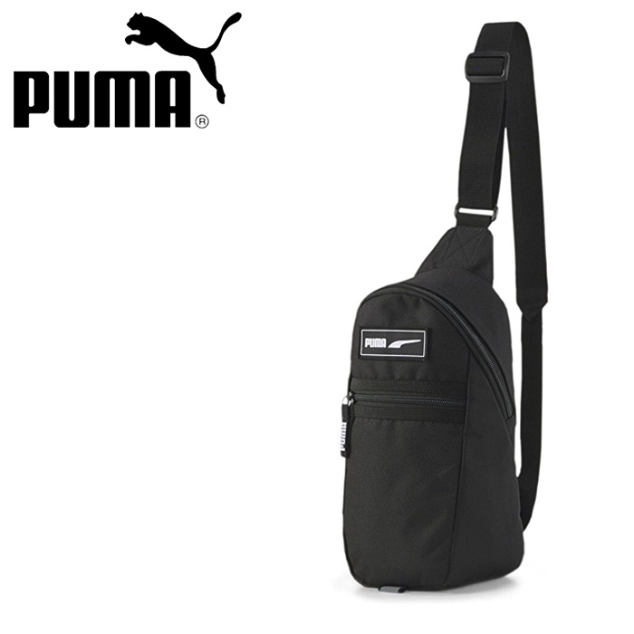 PUMA 單肩包 單肩後背包 胸包 單肩背包 07919001 黑色