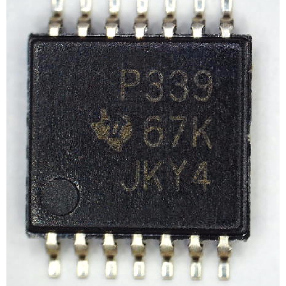 TLC339CPWR P339  TI 比較器 一般用途 CMOS、開汲極 14-TSSOP