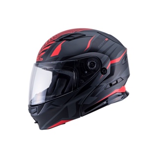 【SOL Helmets】SM-5可掀式安全帽 (迷幻_消光灰/紅) ｜ SOL安全帽官方商城