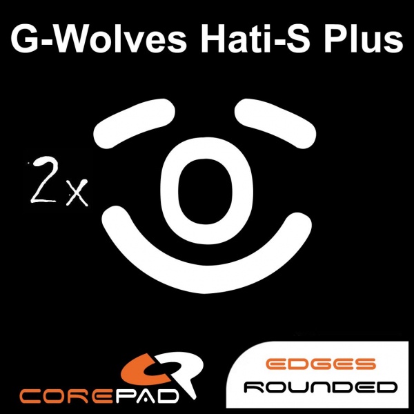 德國 Corepad｜G-Wolves HTS Plus Hati-S Plus｜鼠貼 滑鼠腳貼 滑鼠貼 滑鼠鼠貼