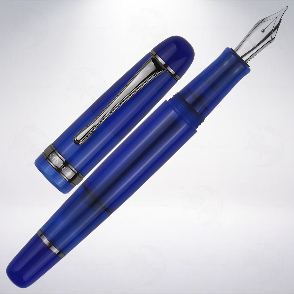 台灣 OPUS 88 JAZZ 正統滴入式上墨鋼筆: 藍曬圖/Blueprint