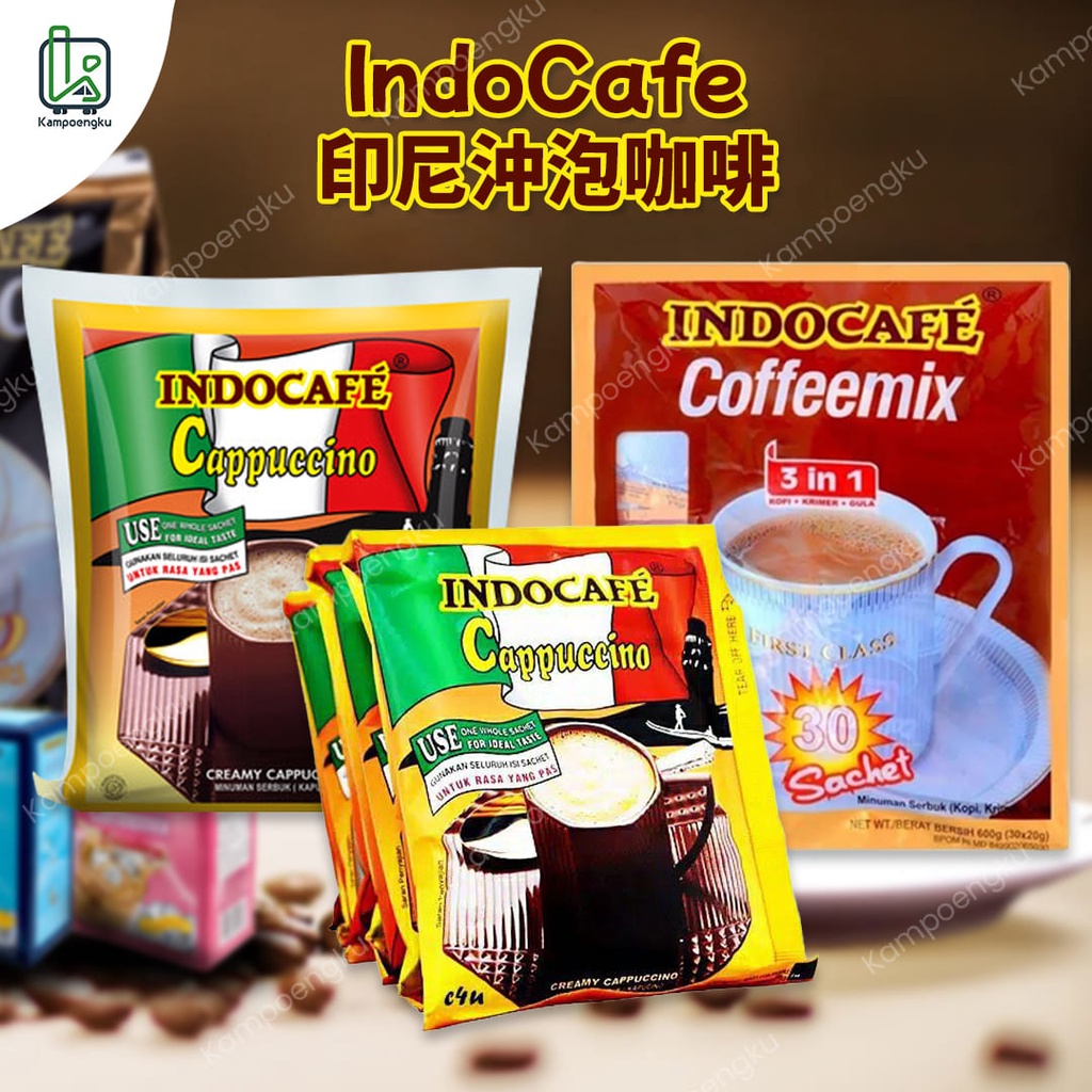 印尼 咖啡粉 泡咖啡 Indocafe Coffeemix Cappuccino 30 Sachet (20g)