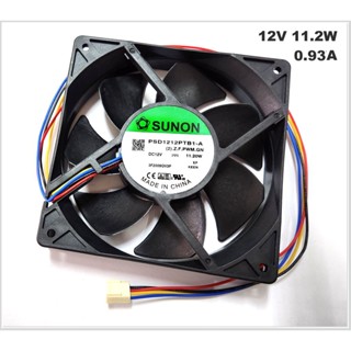 『正典UCHI電子』建準 SUNON 12公分風扇 高轉速 PWM 雙滾珠風扇 DC12V 11.2W 四線式 臺灣現貨