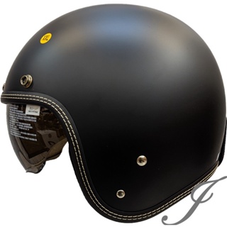 ASTONE SP3 素 平光黑 復古帽 騎士帽 歐式 輕巧型 內襯可拆洗 安全帽 內墨片