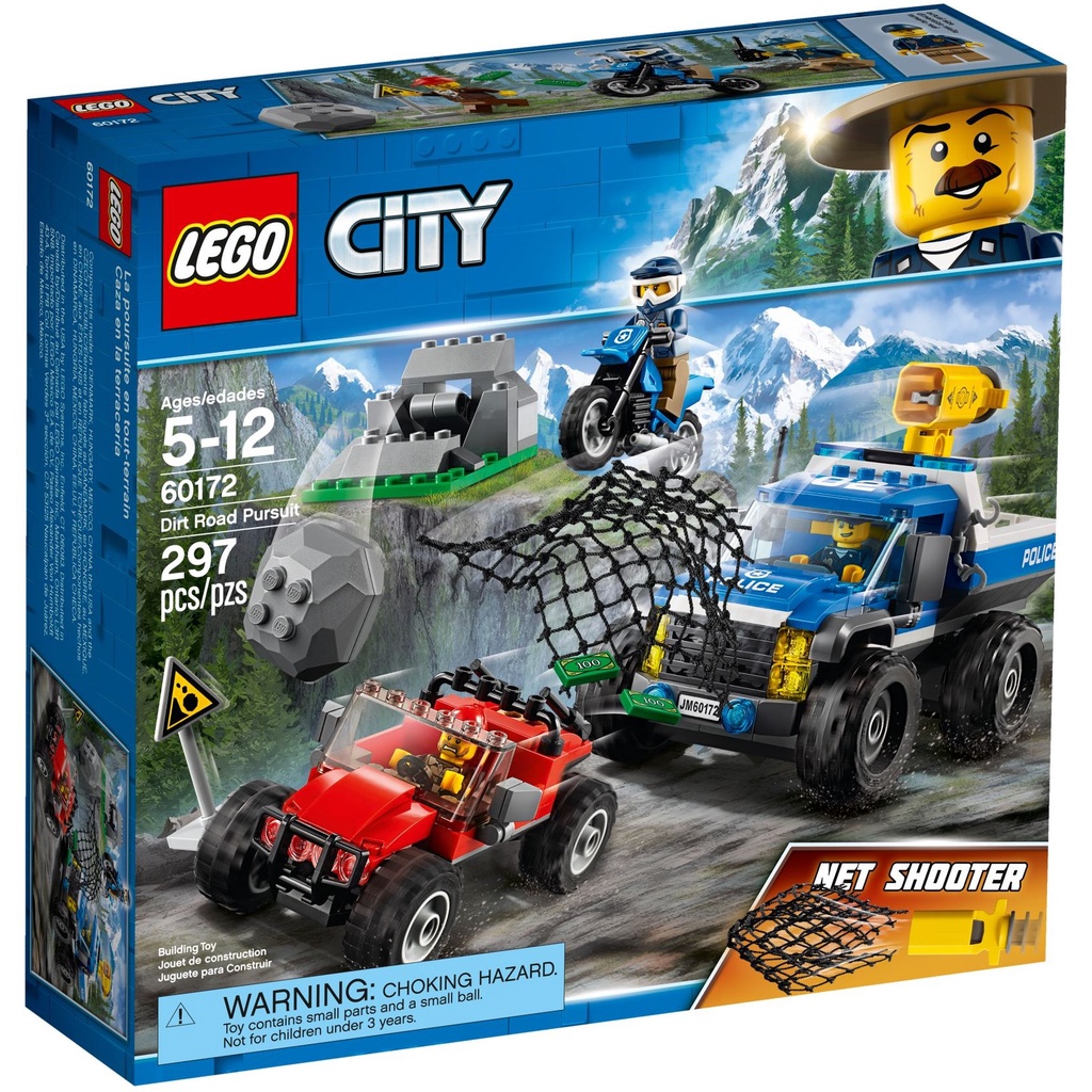 LEGO 60172 泥路追擊 Dirt Road Pursuit《熊樂家 高雄樂高專賣》City 城市系列