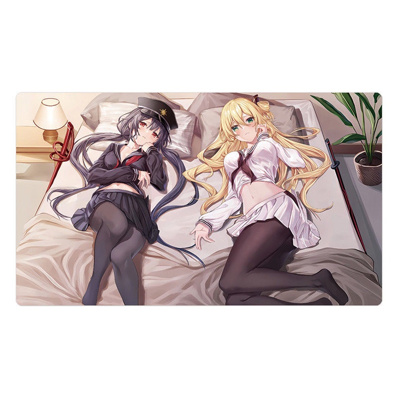 遊戲王決鬥盤 遊戲王卡墊 遊戲王桌墊 遊戲王卡墊閃刀姬卡牌墊零衣單人決鬥盤tcg橡膠對戰圖桌墊定製diy YTJC