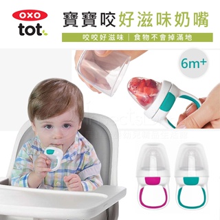 美國 OXO tot 寶寶咬好滋味奶嘴 / 輔食器-2色可選 ✿蟲寶寶✿