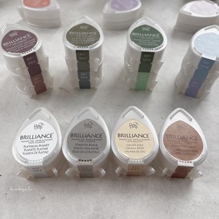 Tsukineko Brilliance 珠光 水滴印台