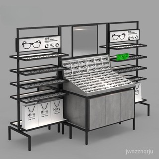 {破損補發}眾匠坊ZJF 眼鏡店貨架 商場太陽鏡墨鏡展示櫃雙麵中島架陳列架 ZGZ2