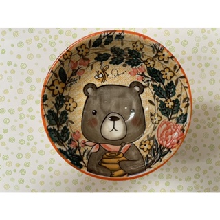 可愛動物陶瓷碗 飯碗