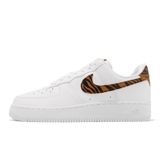 Nike 休閒鞋 Wmns Air Force 1 07 白 虎紋 女鞋 AF1 【ACS】 DD8959-108