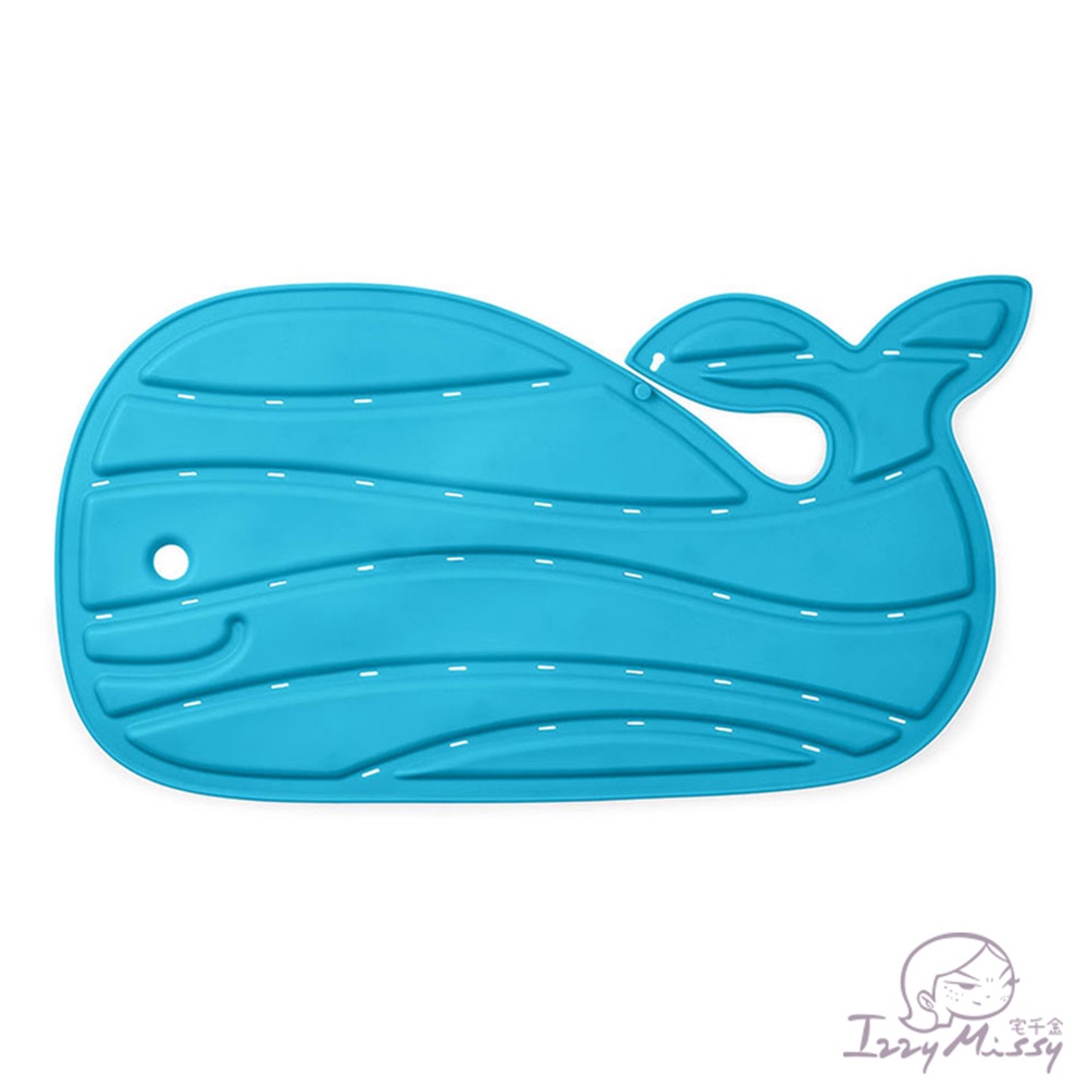 美國Skip Hop小藍鯨浴室防滑墊-藍色 嬰兒洗澡 沐浴用品 浴室安全 防滑地墊 防滑浴墊 skiphop【公司貨】