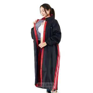 【JAP官方直營店】YW-R331一件式雨衣 透氣 側開雨衣 後背包專用~~黑紅