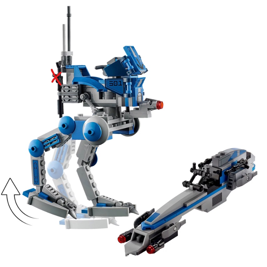 LEGO 樂高 星際大戰 75280  501軍團場景 單售+戰鬥機器人*2