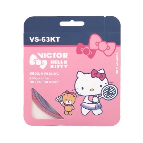 【英明羽球】勝利 VICTOR X HELLO KITTY 聯名 羽球拍線 VS-63KT IM KT 凱蒂貓 三麗鷗