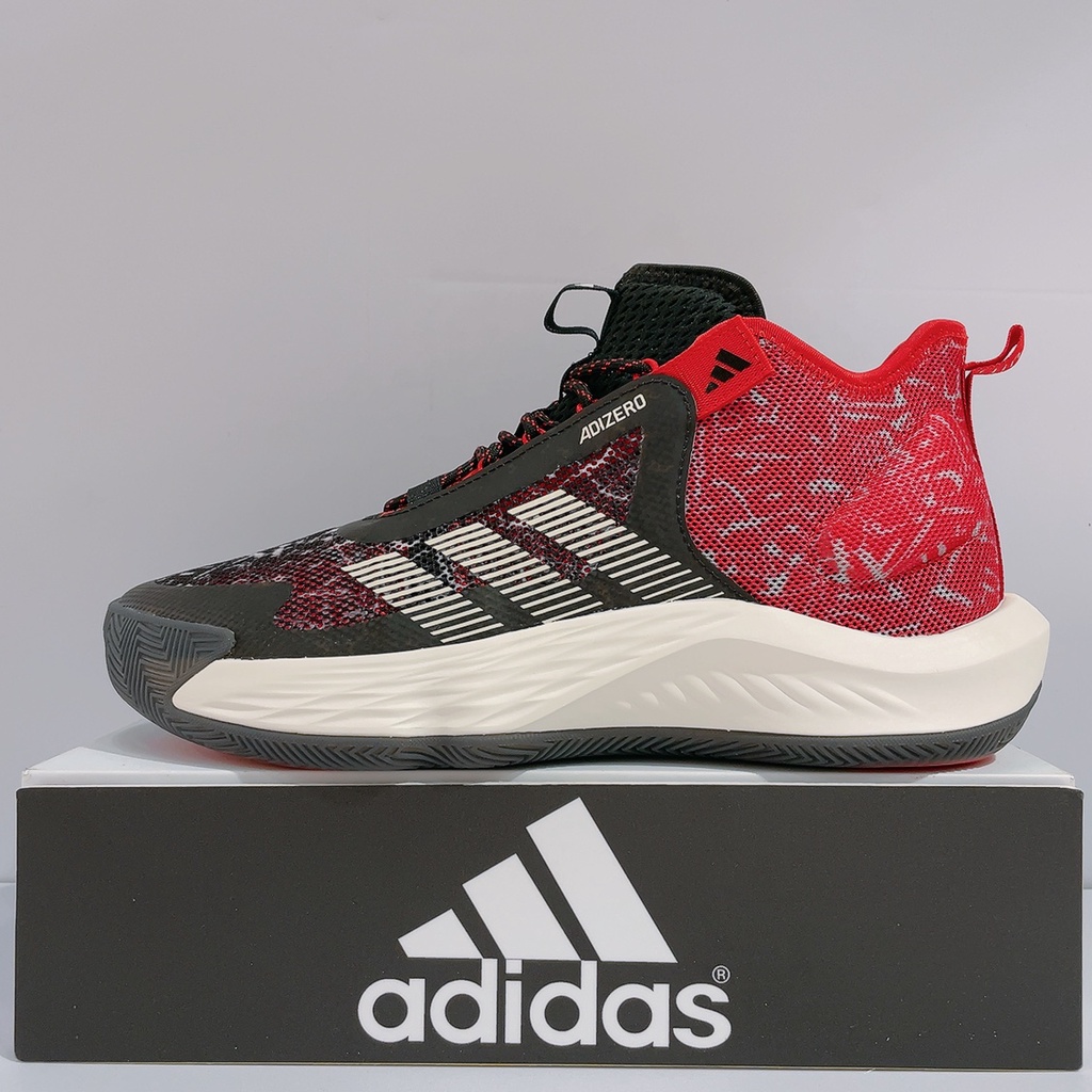 adidas Adizero Select 男生 黑紅色 舒適 緩震 運動 籃球鞋 IF2164