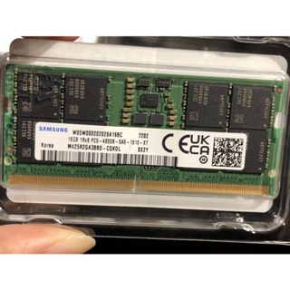 NB 32G (16Gx2) Samsung DDR5-4800 16G 筆電用記憶體x2