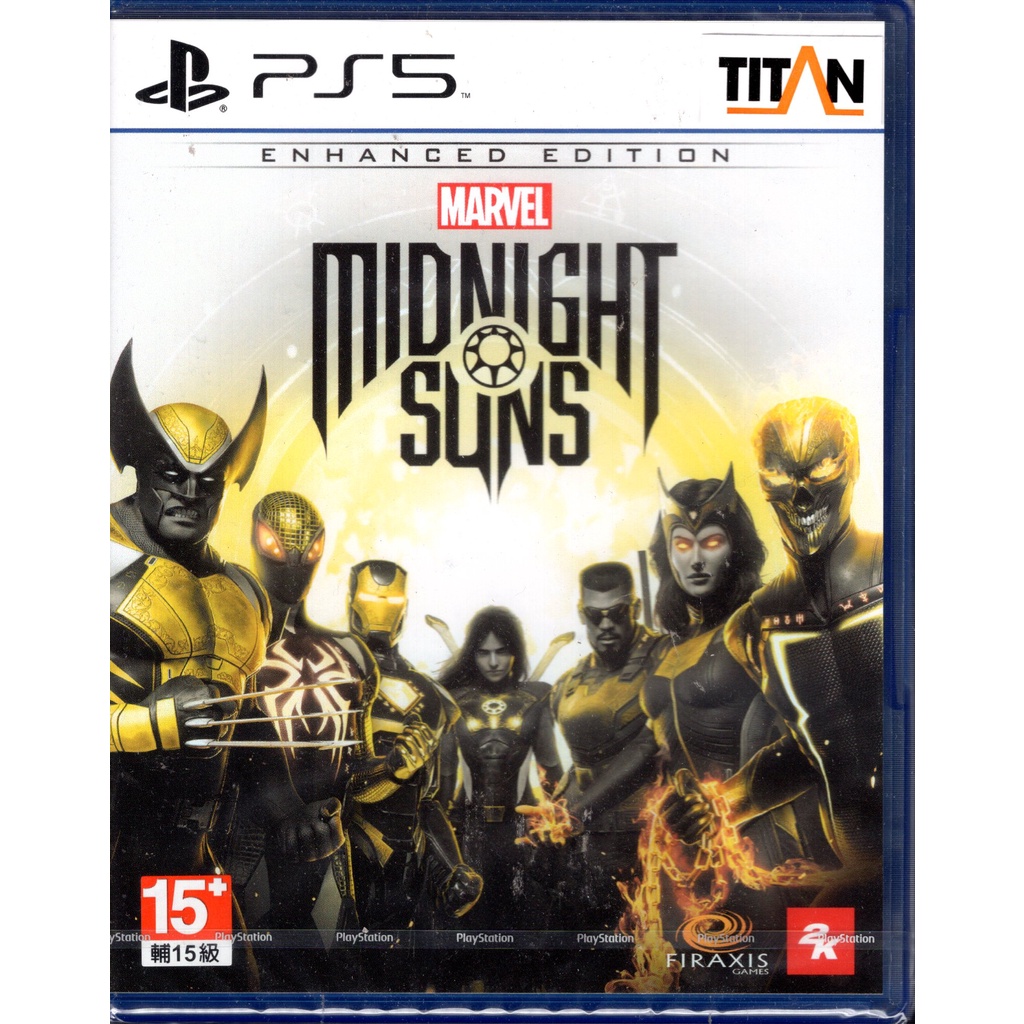 全新 PS5遊戲 漫威午夜之⼦ Marvel's Midnight Suns 中文加強版