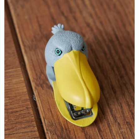 日本 MOTIF 鯨頭鸛 大嘴鳥釘書機 文具 釘書針 可愛鳥類 迷你釘書機 文創商品 辦公文具 文具用品
