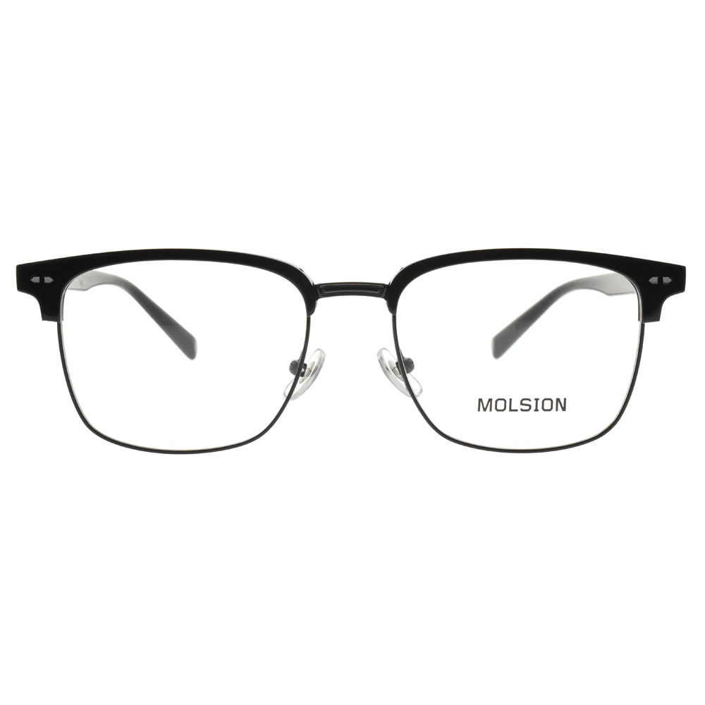 MOLSION 陌森 光學眼鏡 MJ6118 B10 肖戰配戴款 時尚大方框 才華鏡 眼鏡框 - 金橘眼鏡