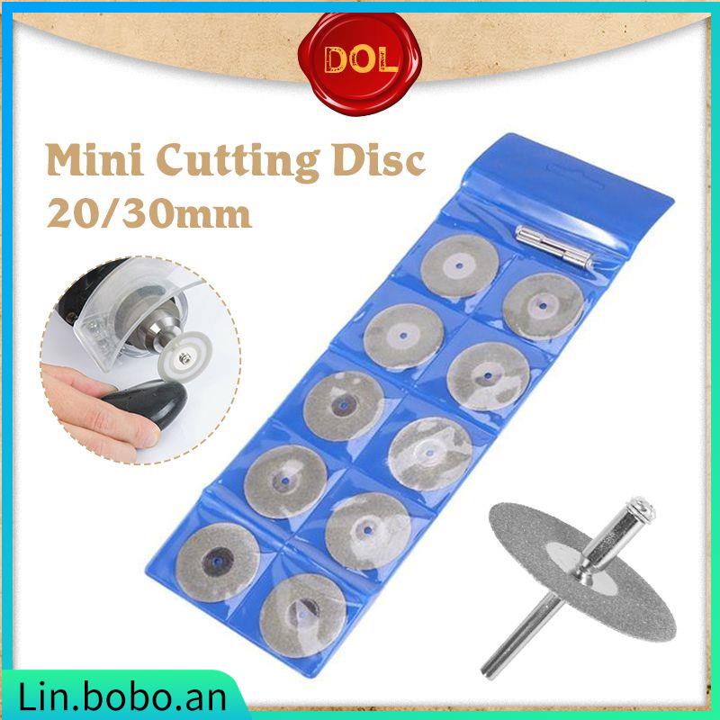 10pcs Mini Cutting Disc 20mm 30mm Diamond Grinding Wheel Cir