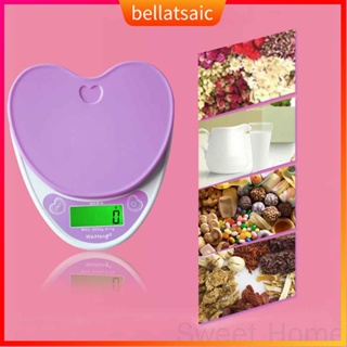 WH-B18L 5kg/1g Lovely Heart Shaped Digital Kitchen Scales LC