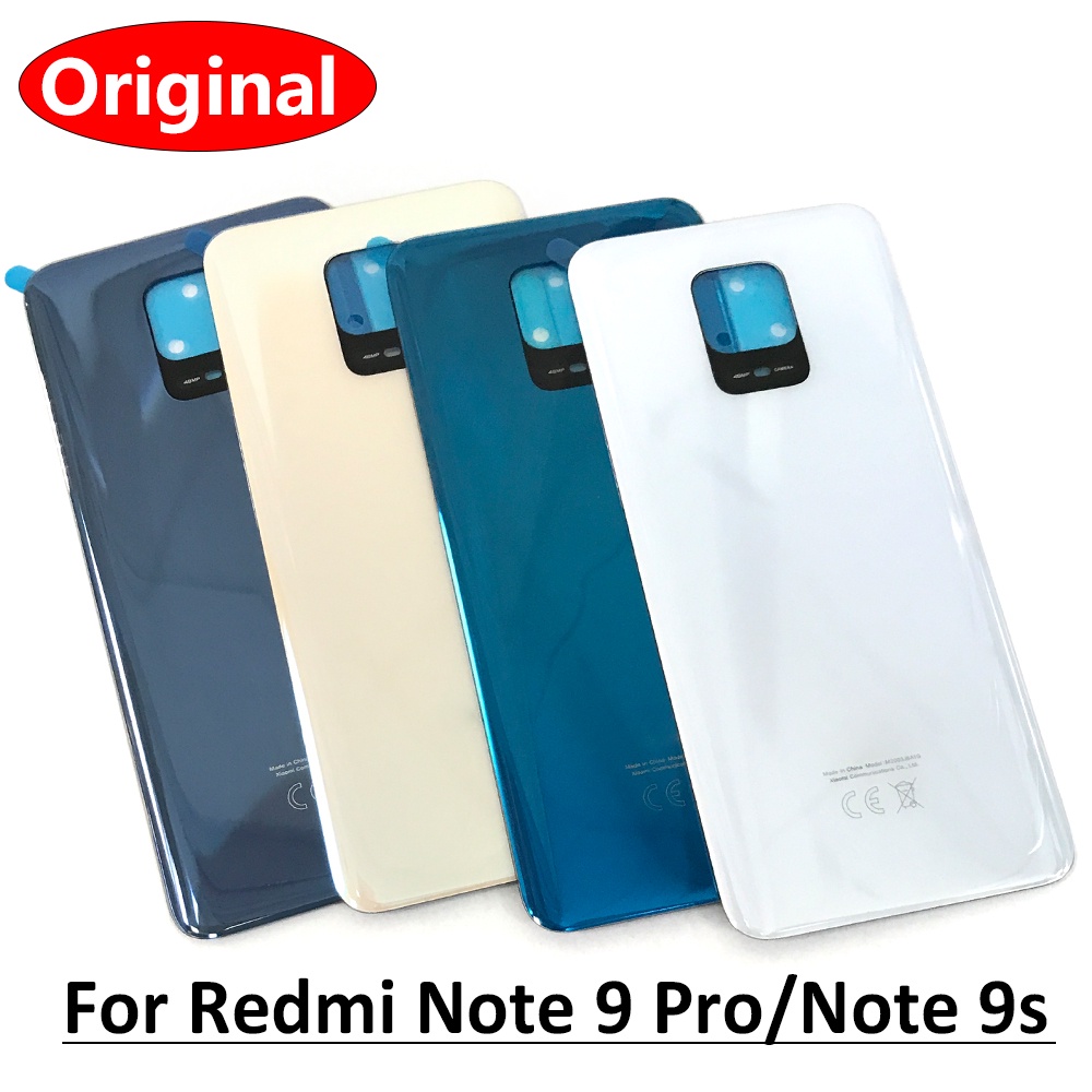 REDMI XIAOMI 100% 原裝全新更換小米紅米 Note 9 Pro / Note 9S 電池蓋外殼電池玻璃後