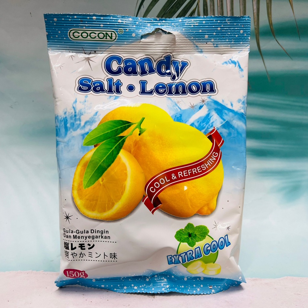 COCON 可康 海鹽薄荷檸檬糖 150g 檸檬糖 薄荷糖 海鹽糖 海鹽檸檬糖