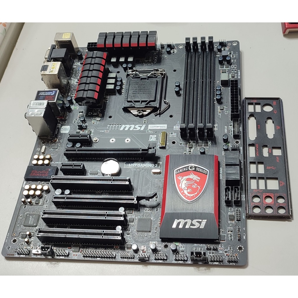 #554 MSI H97 GAMING3 主機板 附檔板