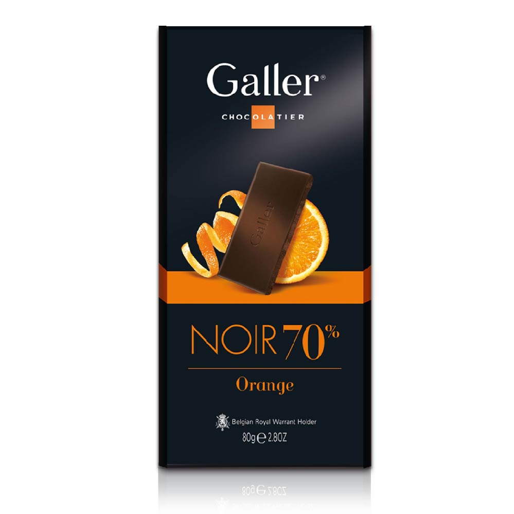 Galler 70%橙香醇黑巧克力 80g【家樂福】