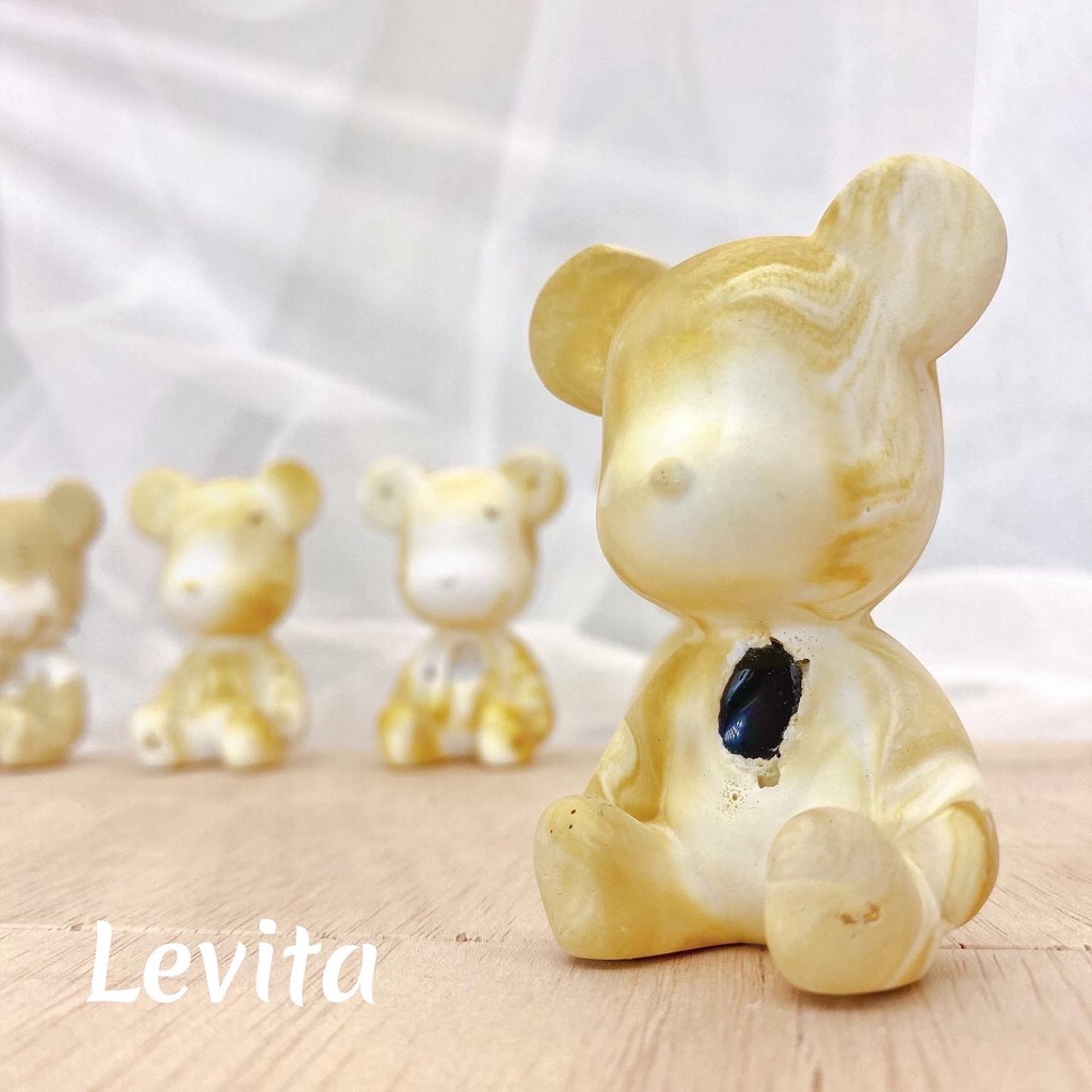 Levita 手作擴香石 車用香氛 小熊