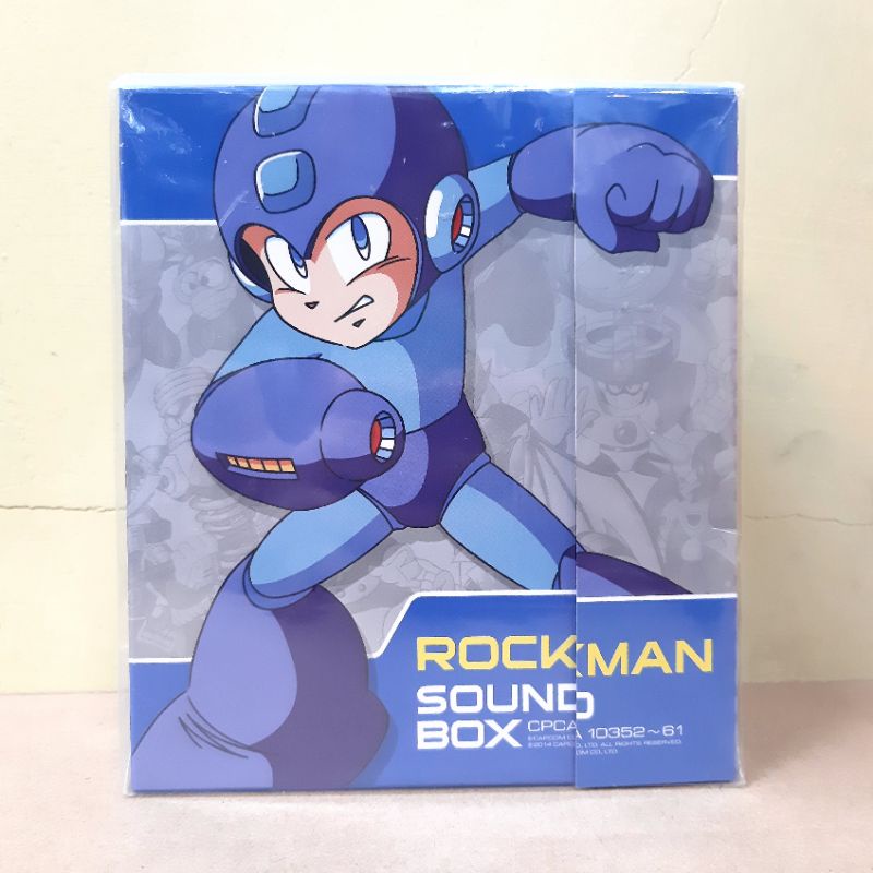 DSC☆全新 現貨 日版 洛克人 原聲帶 十枚入 Rock Man Sound Box CD OST 音樂 遊戲 電玩